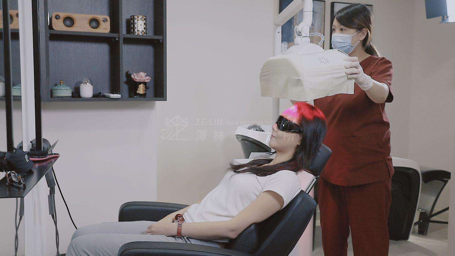 早期禿頭治療：育髮雷射