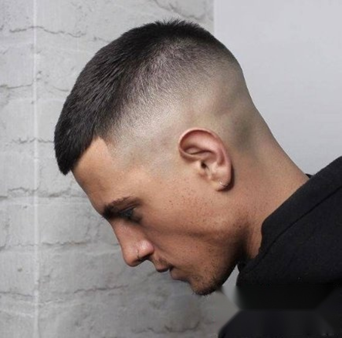M型禿髮型選擇：平頭